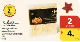 Carrefour Market Voorgebakken verse frieten Carrefour Selection aanbieding