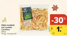 Carrefour Market Zakje Rauwkost Mix Confetti Carrefour aanbieding