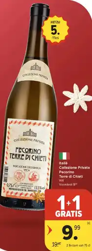 Carrefour Market Italië Collezione Privata Pecorino Terre di Chieti aanbieding
