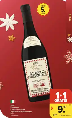 Carrefour Market Italië Campanië Collezione Privata Aglianico del Beneventano Rood aanbieding