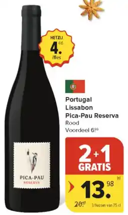 Carrefour Market Portugal Lissabon Pica-Pau Reserva aanbieding