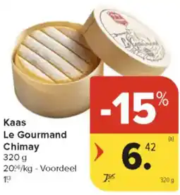 Carrefour Market Kaas Le Gourmand Chimay aanbieding