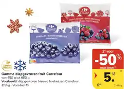 Carrefour Market Gamma diepgevroren fruit Carrefour aanbieding