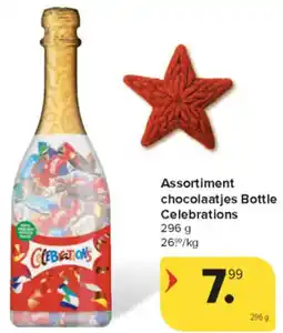 Carrefour Market Assortiment chocolaatjes Bottle Celebrations aanbieding