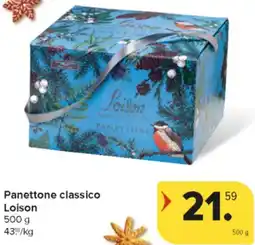 Carrefour Market Panettone classico Loison aanbieding