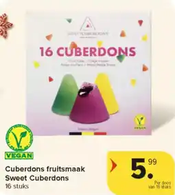 Carrefour Market Cuberdons fruitsmaak Sweet Cuberdons aanbieding