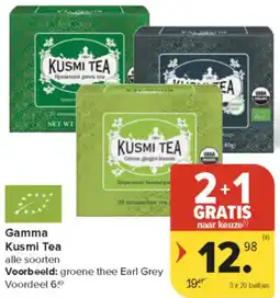 Carrefour Market Gamma Kusmi Tea aanbieding