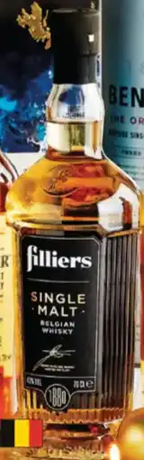 Carrefour Market Single Malt whisky Filliers 43% aanbieding