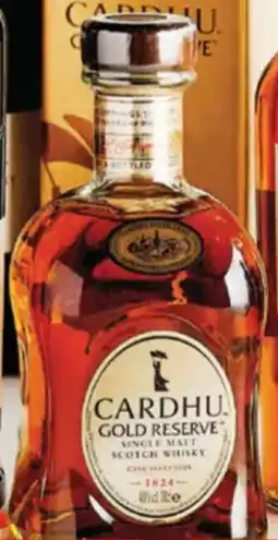 Carrefour Market Whisky Gold Reserve Cardhu 40% aanbieding