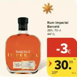 Carrefour Market Rum Imperial Barceló 38% aanbieding