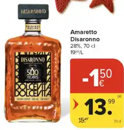 Carrefour Market Amaretto Disaronno 28% aanbieding