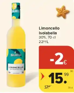 Carrefour Market Limoncello Isolabella 30% aanbieding
