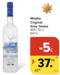 Carrefour Market Wodka Original Grey Goose 40% aanbieding
