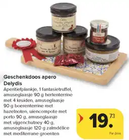 Carrefour Market Geschenkdoos apero Delydis aanbieding