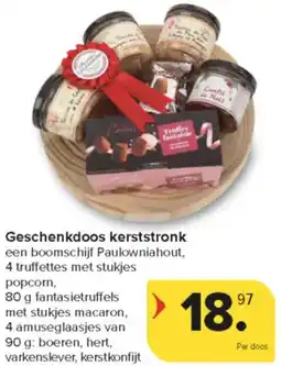 Carrefour Market Geschenkdoos kerststronk aanbieding
