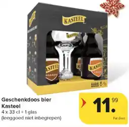 Carrefour Market Geschenkdoos bier Kasteel aanbieding