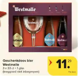 Carrefour Market Geschenkdoos bier Westmalle aanbieding
