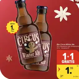 Carrefour Market Bier Circus Winter Ale aanbieding