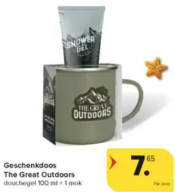 Carrefour Market Geschenkdoos The Great Outdoors aanbieding