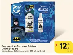 Carrefour Market Geschenkdoos Batman of Pokémon Corine de Farme aanbieding