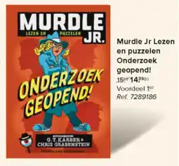 Carrefour Market Murdle Jr Lezen en puzzelen Onderzoek aanbieding