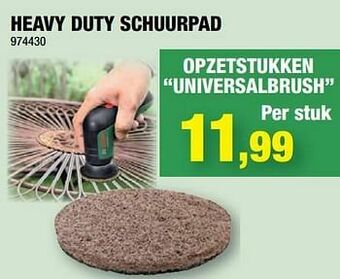 Hubo Heavy duty schuurpad aanbieding