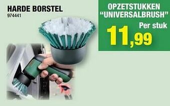 Hubo Harde borstel aanbieding