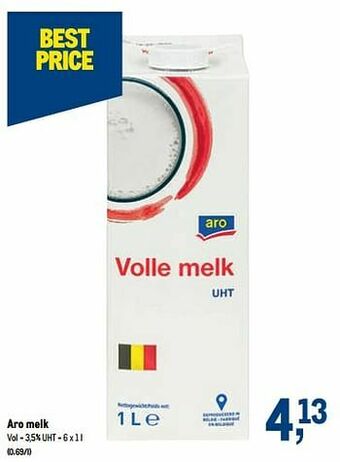 Makro Aro melk aanbieding
