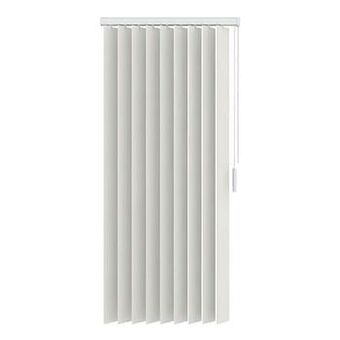 Leen Bakker Verticale lamellen PVC verduisterend 89 mm - gebroken wit - 90x250 cm - Leen Bakker aanbieding