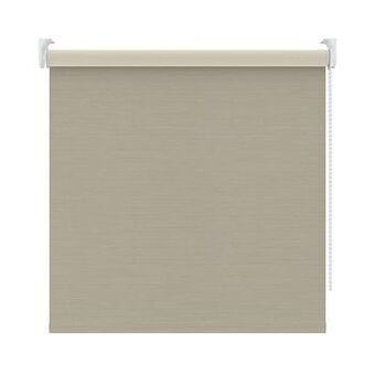 Leen Bakker Rolgordijn verduisterend - beige - 210x190 cm - Leen Bakker aanbieding