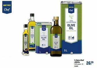 Makro Metro chef olijfolie aanbieding