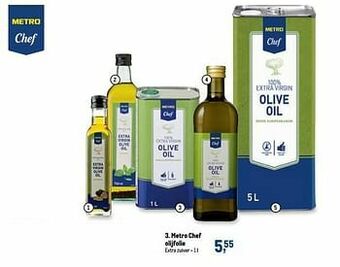 Makro Metro chef olijfolie aanbieding