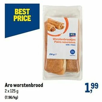 Makro Aro worstenbrood aanbieding