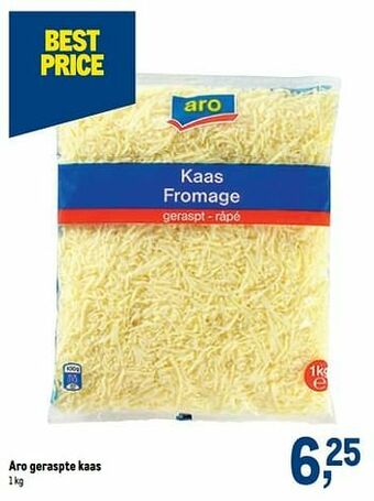 Makro Aro geraspte kaas aanbieding