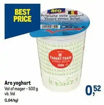 Makro Aro yoghurt vol aanbieding