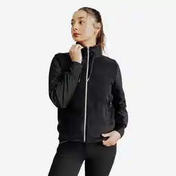Decathlon Warme sweater voor paardrijden dames 500 zwart aanbieding
