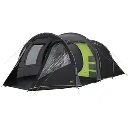 Decathlon Tunneltent Paros 5 persoons camping familietent 2 cabines vestibule aanbieding