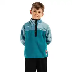 Decathlon Kinderen Wintersport Dikke fleece trui voor jongens Jumbo Groen aanbieding