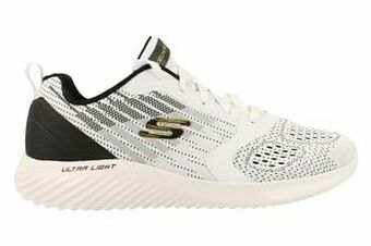 Berca Shoes Skechers Loopschoen Heren Bounder Air-Cooled Memory Foam - Wit aanbieding