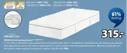 Jysk Dreamzone Driva GS100 Spring Matras aanbieding