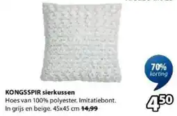 Jysk Kongsspir Sierkussen aanbieding