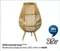 Jysk Dani Staande Lamp aanbieding
