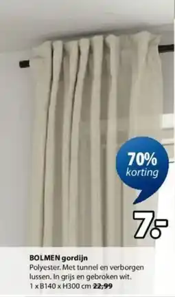 Jysk Bolmen Ggordijn aanbieding
