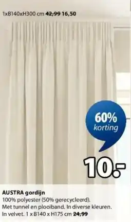 Jysk Austra Gordijn aanbieding