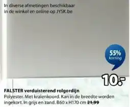 Jysk Falster Verduisterend Rolgordijn aanbieding