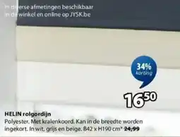Jysk Helin Rolgordijn aanbieding