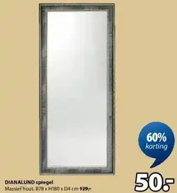 Jysk Dianalund Spiegel aanbieding