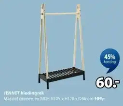 Jysk Jennet kledingrek aanbieding