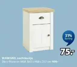 Jysk Markskel nachtkastje aanbieding