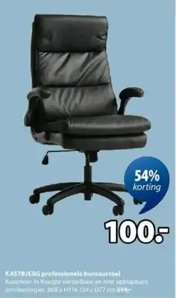 Jysk Kastbjerg Professionele Bureaustoel aanbieding